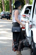 HILARY DUFF Out and About in Beverly Hills 04/26/2015