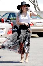 HILARY DUFF Out and About in Beverly Hills 04/26/2015
