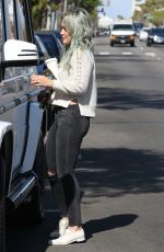 HILARY DUFF Out and About in Los Angeles