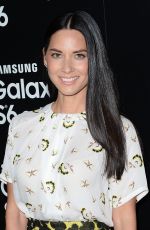 OLIVIA MUNN at Samsung Galaxy S6 and S6 Edge Launch in Los Angeles