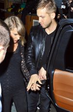 TAYLOR SWIFT and Calvin Harris Night Out in West Hollywood