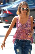 JESSICA ALBA at a Gas Station in Los Angeles