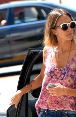 JESSICA ALBA at a Gas Station in Los Angeles