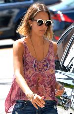 JESSICA ALBA at a Gas Station in Los Angeles