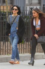 VANESSA and STELLA HUDGENS Out and About in New York