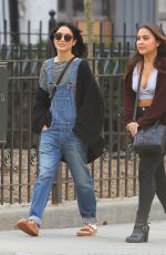 VANESSA and STELLA HUDGENS Out and About in New York