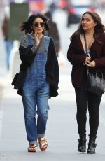 VANESSA and STELLA HUDGENS Out and About in New York