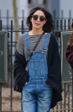 VANESSA and STELLA HUDGENS Out and About in New York
