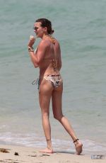 KATIE CASSIDY in Bikini on the Beach in Miami 04/20/2015