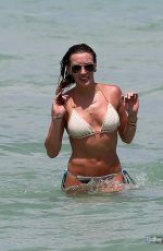 KATIE CASSIDY in Bikini on the Beach in Miami 04/20/2015