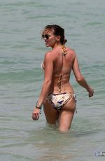 KATIE CASSIDY in Bikini on the Beach in Miami 04/20/2015