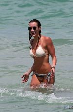 KATIE CASSIDY in Bikini on the Beach in Miami 04/20/2015