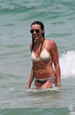 KATIE CASSIDY in Bikini on the Beach in Miami 04/20/2015