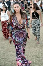 KELLY BROOK at Coachella Music Festival in Indio 04/18/2015