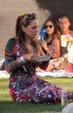 KELLY BROOK at Coachella Music Festival in Indio 04/18/2015