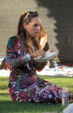 KELLY BROOK at Coachella Music Festival in Indio 04/18/2015