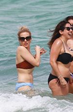 KATIE CASSIDY in Bikini on the Beach in Miami 04/20/2015