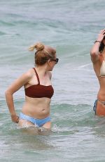 KATIE CASSIDY in Bikini on the Beach in Miami 04/20/2015