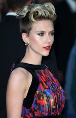 SCARLETT JOHANSSON at Avengers: Age of Ultron Premiere in London