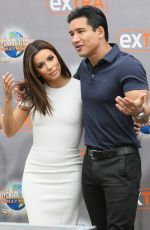 EVA LONGORIA on the Set of Extra in Los Angeles 04/22/2015