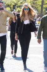 GIGI HADID Out and About in New York 04/29/2015