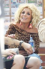 BRITNEY SPEARS on the Set of Her New Music Video in Studio City