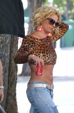 BRITNEY SPEARS on the Set of Her New Music Video in Studio City