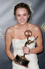 HUNTER HALEY KING at 2015 Daytime Emmy Awards in Burbank