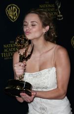 HUNTER HALEY KING at 2015 Daytime Emmy Awards in Burbank