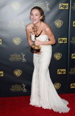 HUNTER HALEY KING at 2015 Daytime Emmy Awards in Burbank