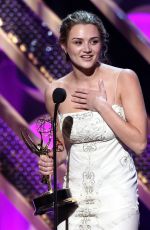 HUNTER HALEY KING at 2015 Daytime Emmy Awards in Burbank