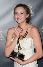 HUNTER HALEY KING at 2015 Daytime Emmy Awards in Burbank