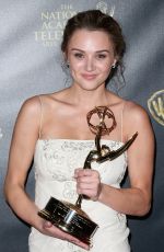 HUNTER HALEY KING at 2015 Daytime Emmy Awards in Burbank