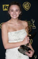 HUNTER HALEY KING at 2015 Daytime Emmy Awards in Burbank