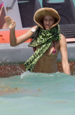 IRINA SHAYK in Bikini on the Beach in Mexico