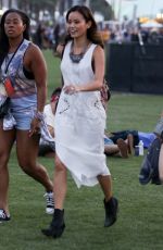 JAMIE CHUNG at 2015 Coachella Music Festival, Day 1