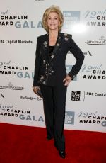 JANE FONDA at 2015 Chaplin Award Gala in New York