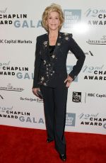 JANE FONDA at 2015 Chaplin Award Gala in New York