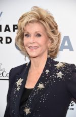JANE FONDA at 2015 Chaplin Award Gala in New York