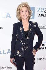 JANE FONDA at 2015 Chaplin Award Gala in New York