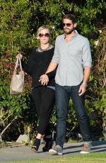 JENNIE GARTH and Dave Adams Out and About in Studio City