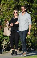 JENNIE GARTH and Dave Adams Out and About in Studio City