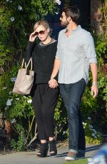 JENNIE GARTH and Dave Adams Out and About in Studio City