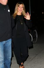JENNIFER ANISTON Heading to a Dinner in New York 04/28/2015