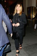 JENNIFER ANISTON Heading to a Dinner in New York 04/28/2015