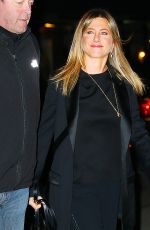 JENNIFER ANISTON Heading to a Dinner in New York 04/28/2015
