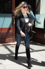 JENNIFER ANISTON Leaves Her Hotel in New York 04/29/2015