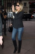 JENNIFER ANISTON Leaves Her Hotel in New York 04/29/2015