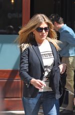 JENNIFER ANISTON Leaves Her Hotel in New York 04/29/2015