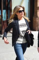 JENNIFER ANISTON Leaves Her Hotel in New York 04/29/2015